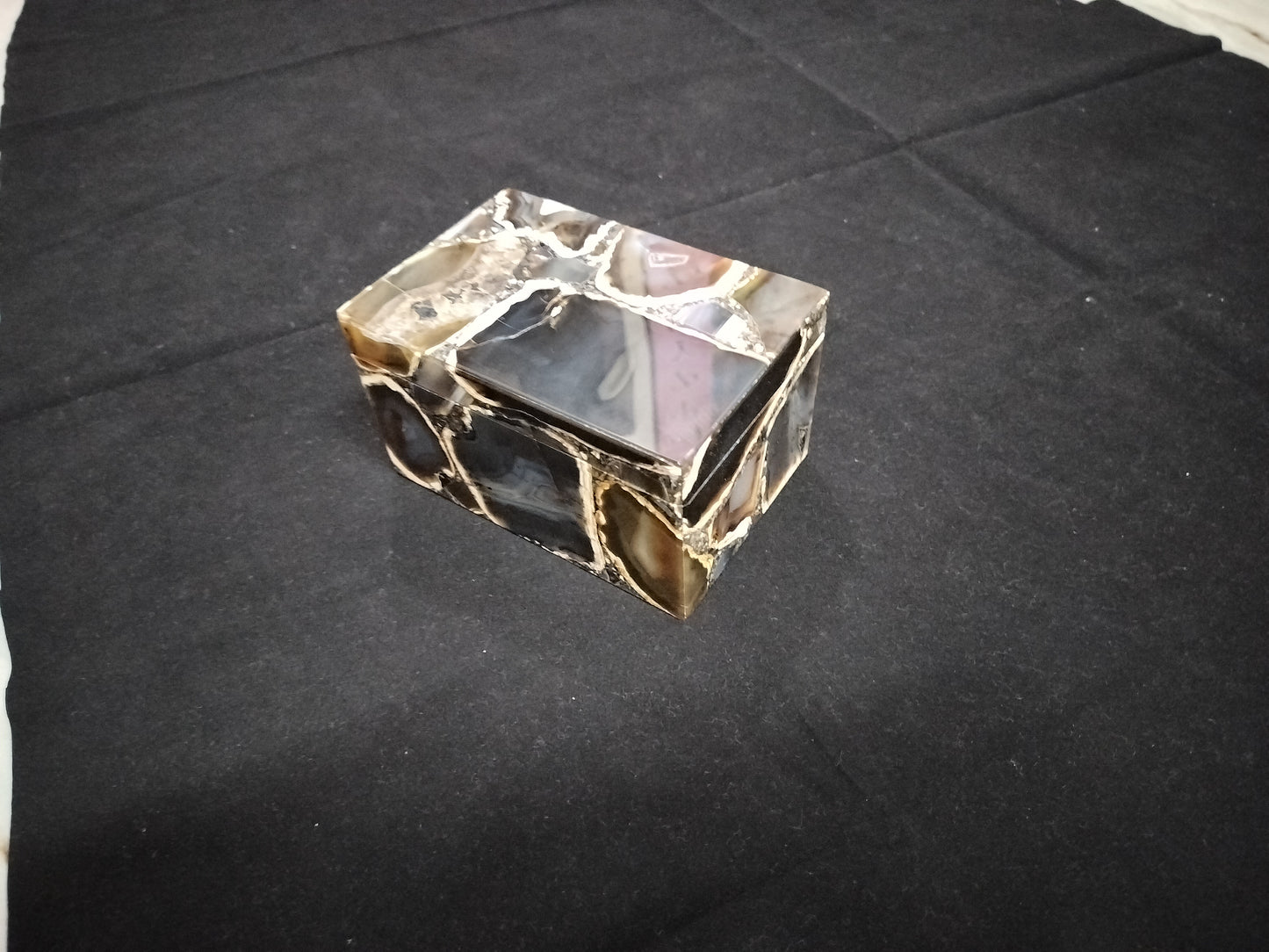 Black Agate Jewelry Box