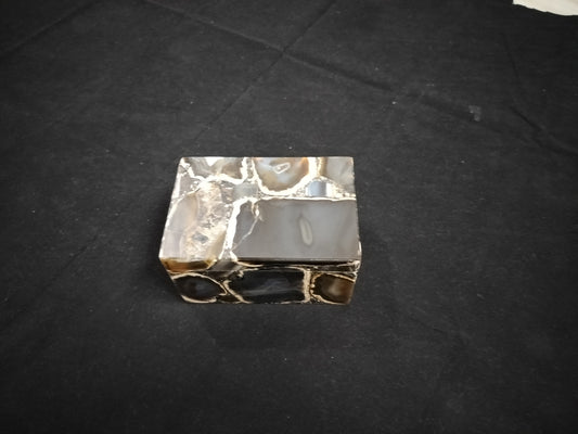 Black Agate Jewelry Box